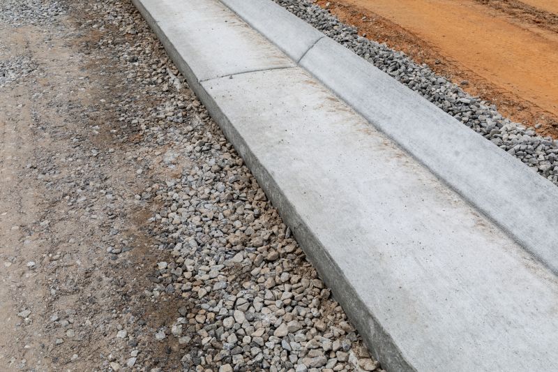 Finished Cement Curbings